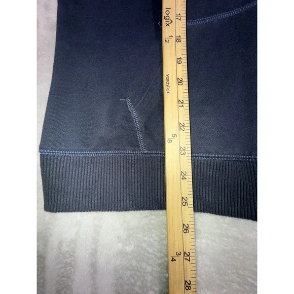 AMERICAN EAGLE Women's Full Zip Hoodie XL w/ 3/4 Length Sleeves Retro Preppy - Picture 4 of 8